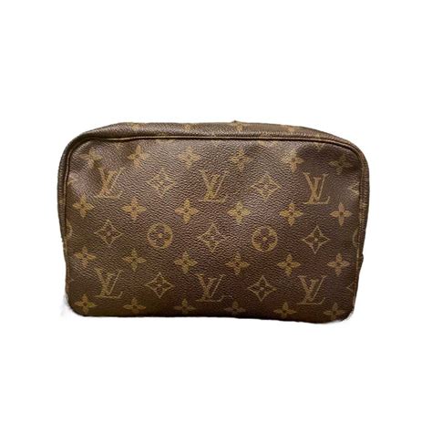 Trousse de toilette leather vanity case Louis Vuitton Brown in 